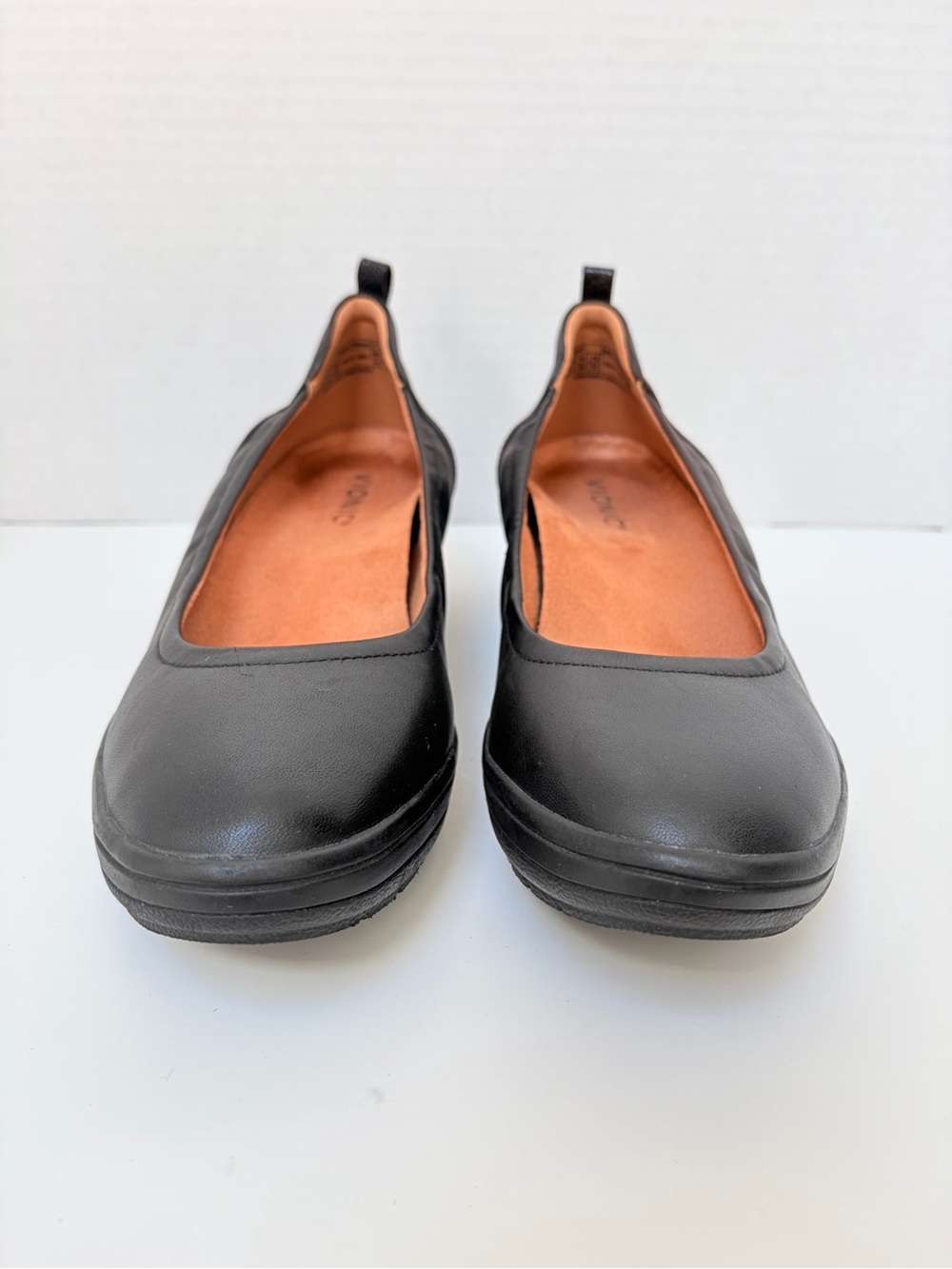Vionic Jacey Platform Loafers Slip On Flats Comfort Shoes Leather Black Size 8.5 - Picture 6 of 12